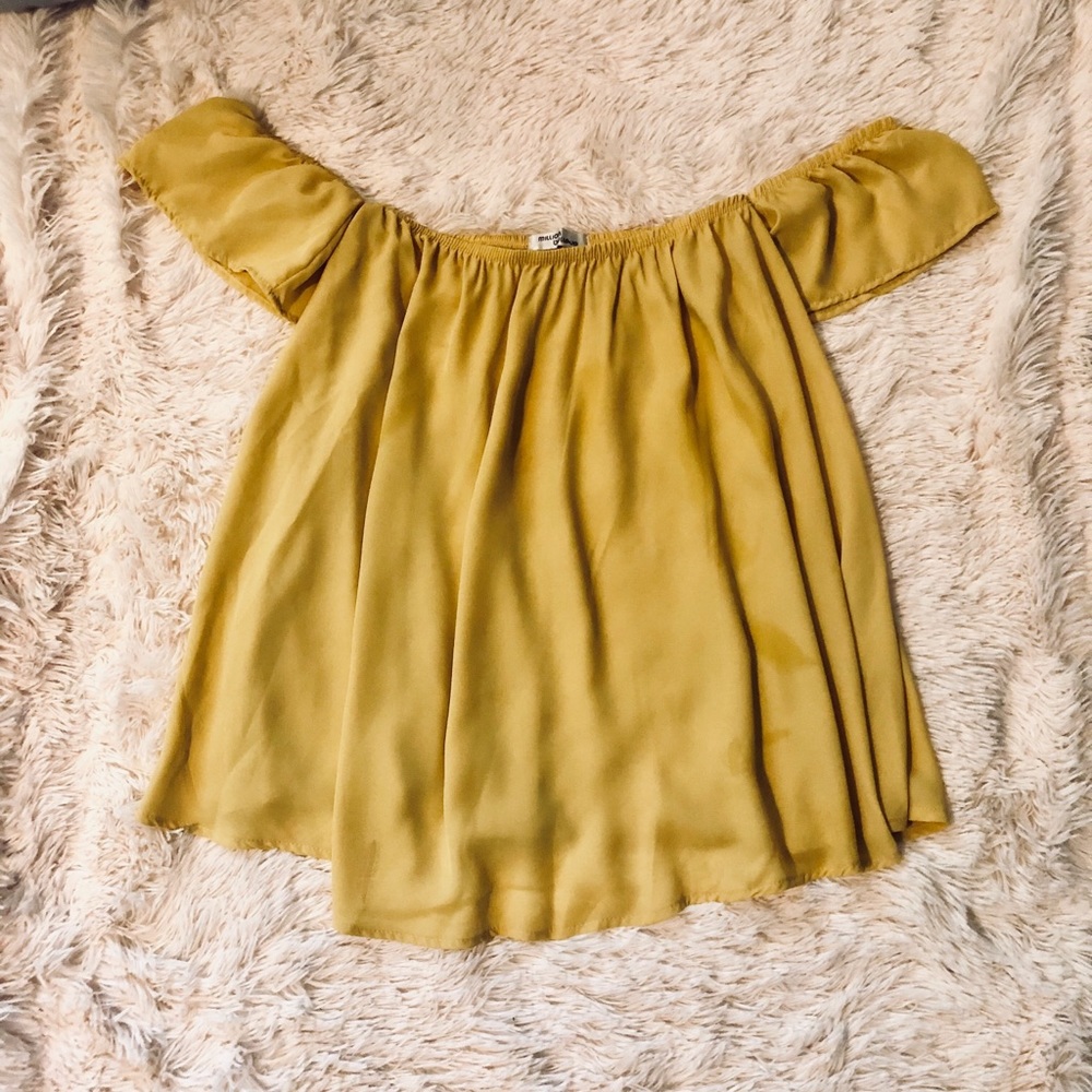 Yellow Breazy Blouse